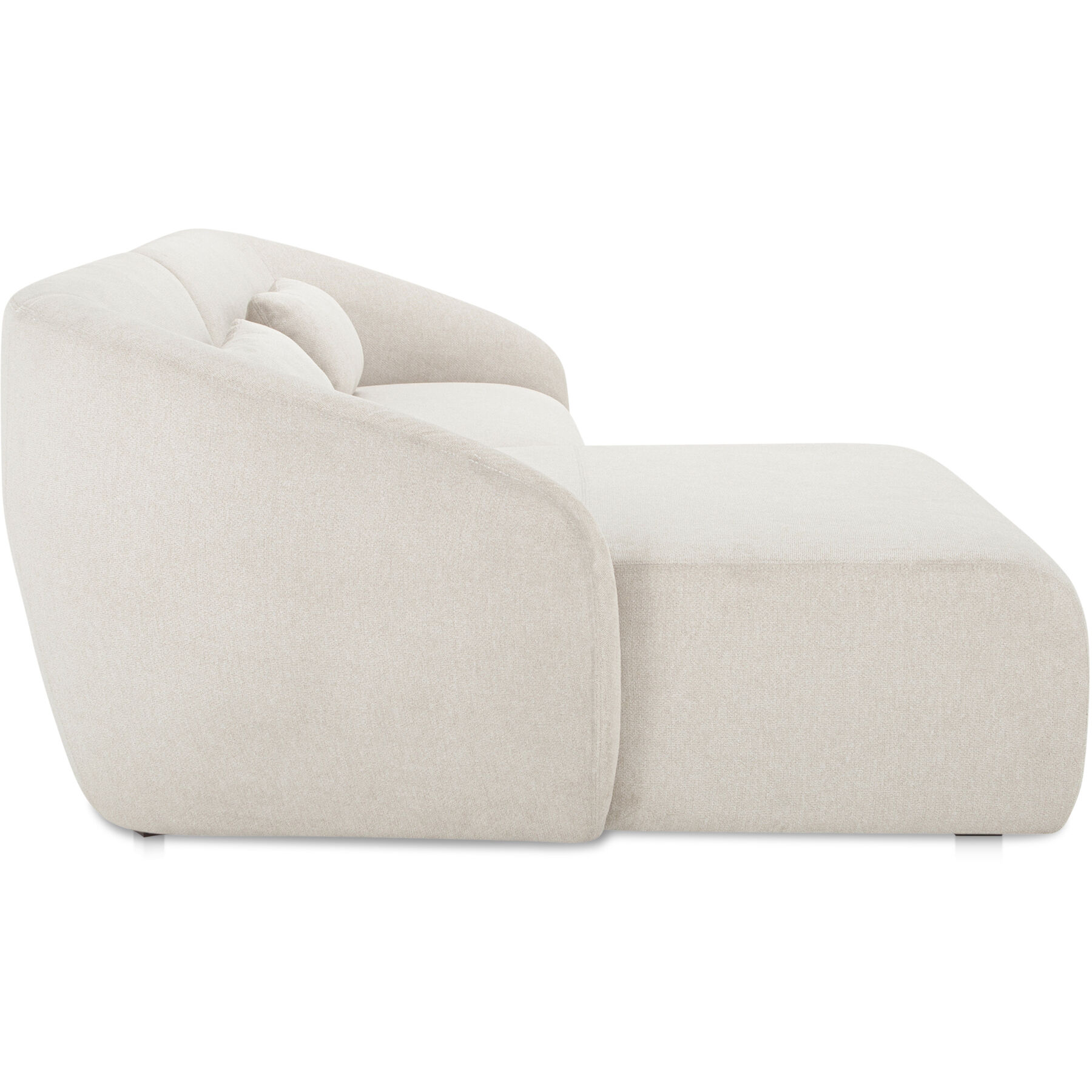 Amelia White Modular Left Sectional, Nook